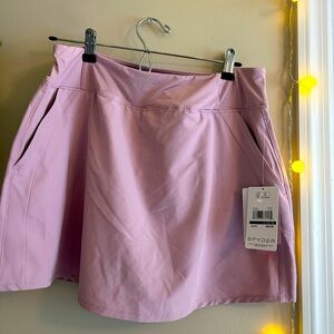 Athletic light purple tennis skirt